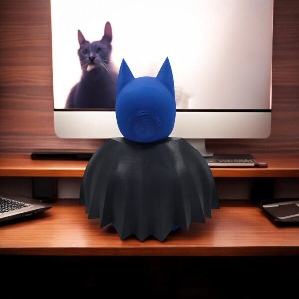 BatMan Mario 3D Printed Model - Super Mario Game Collectible Figurine fan art desk pet