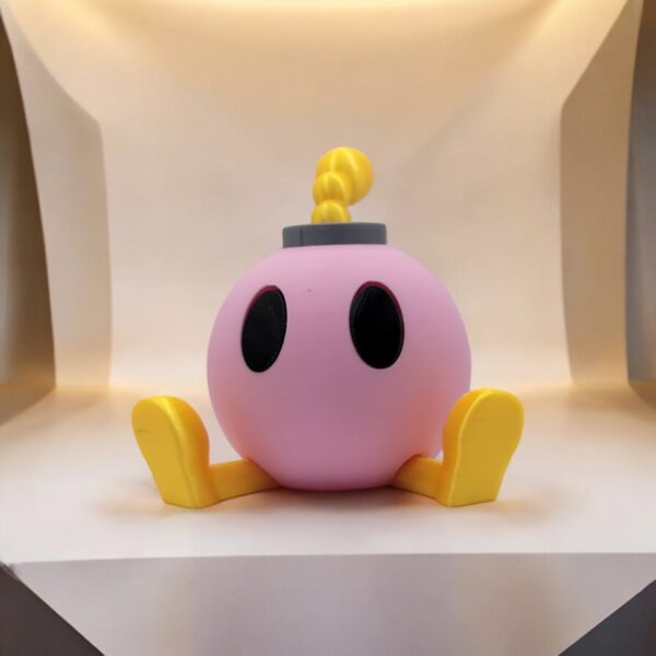Bombette 3D Printed Model - Super Mario Game Collectible Figurine fan art desk pet