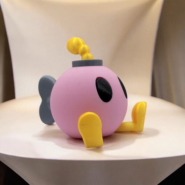 Bombette 3D Printed Model - Super Mario Game Collectible Figurine fan art desk pet