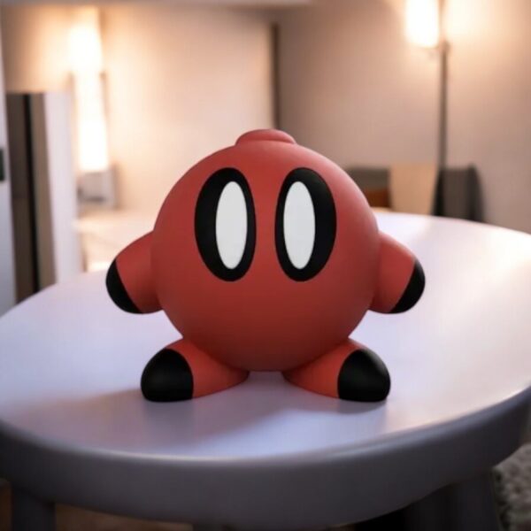 Deadpool Kirby 3D Printed Model - Kirby Game Collectible Figurine fan art desk pet