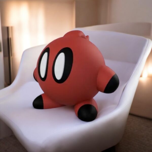 Deadpool Kirby 3D Printed Model - Kirby Game Collectible Figurine fan art desk pet