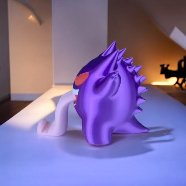 Gengar Phone Holder 3D Printed Model - Phone Accessories Game Collectible Figurine fan art desk pet