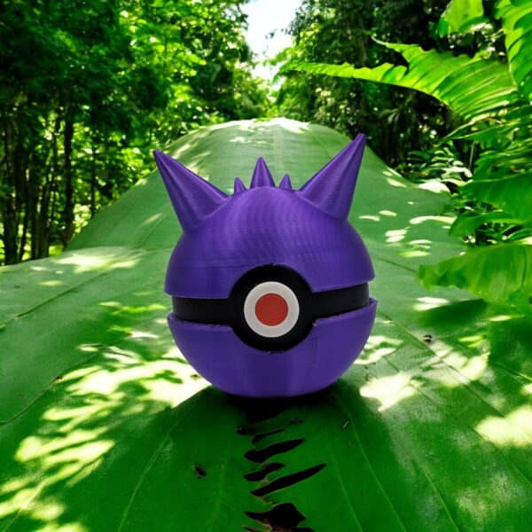 Gengar Pokeball 3D Printed Model - Pokeball Game Collectible Figurine fan art desk pet