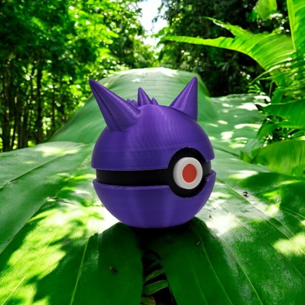 Gengar Pokeball 3D Printed Model - Pokeball Game Collectible Figurine fan art desk pet