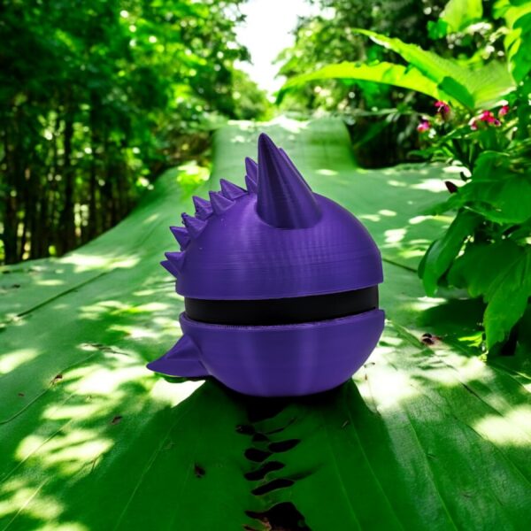Gengar Pokeball 3D Printed Model - Pokeball Game Collectible Figurine fan art desk pet