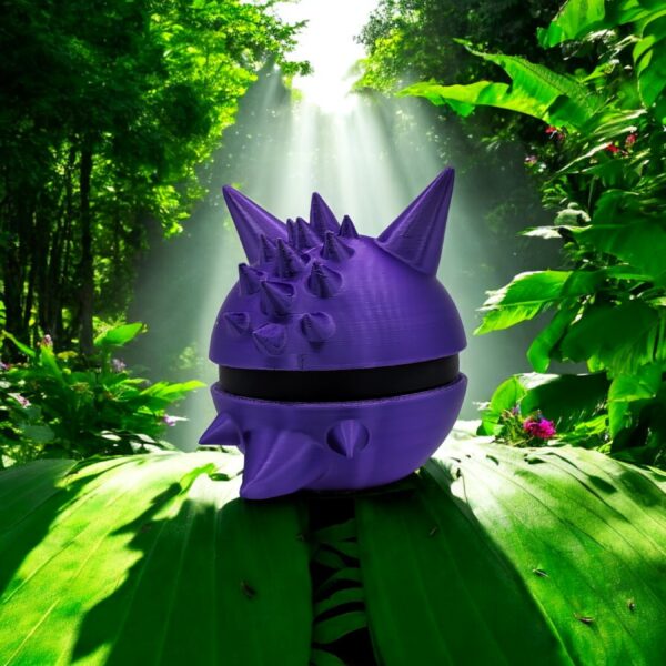 Gengar Pokeball 3D Printed Model - Pokeball Game Collectible Figurine fan art desk pet
