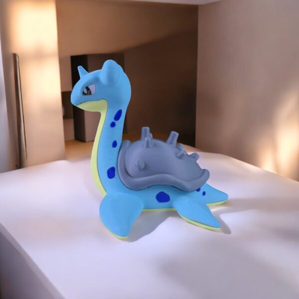 Lapras 3D Printed Model - Pokemon Game Collectible Figurine fan art desk pet