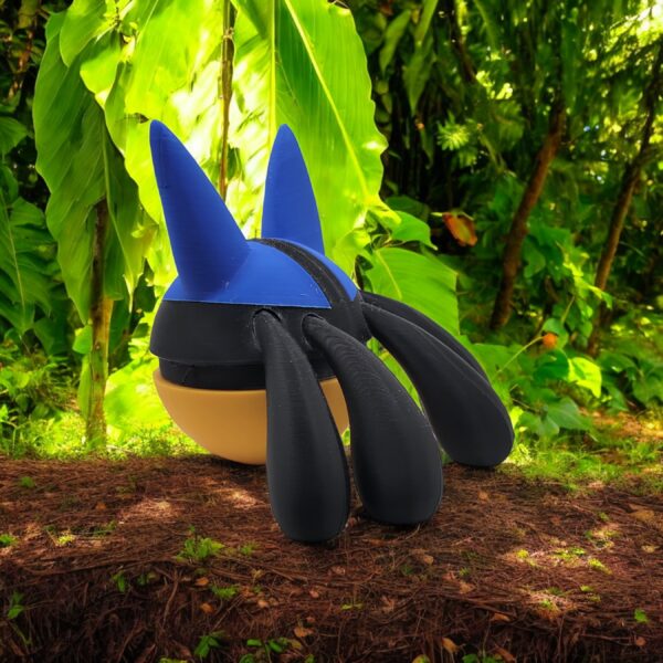 Lucario Pokeball 3D Printed Model - Poke-Balls Game Collectible Figurine fan art desk pet