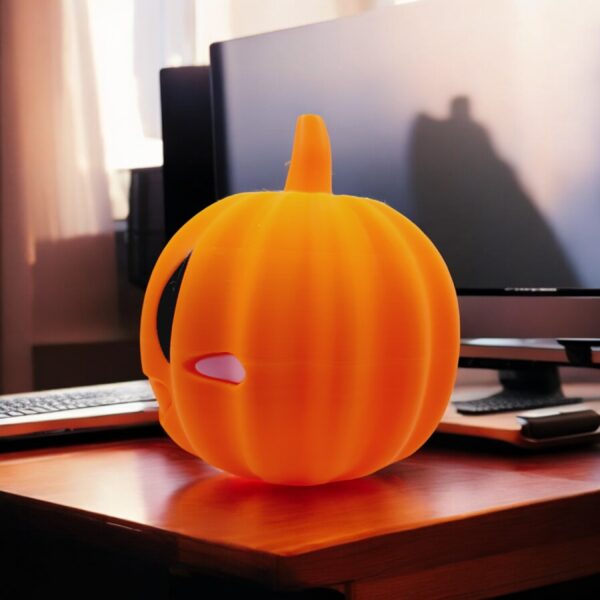 Pumpkin Kirby 3D Printed Model - Kirby Game Collectible Figurine fan art desk pet