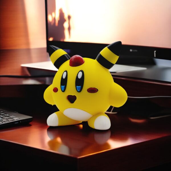 Ampharos Kirby 3D Printed Model - Kirby Game Collectible Figurine fan art desk pet