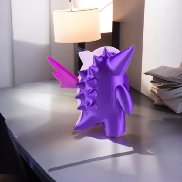 Gengar Clefable 3D Printed Model - Pokemon Game Collectible Figurine fan art desk pet