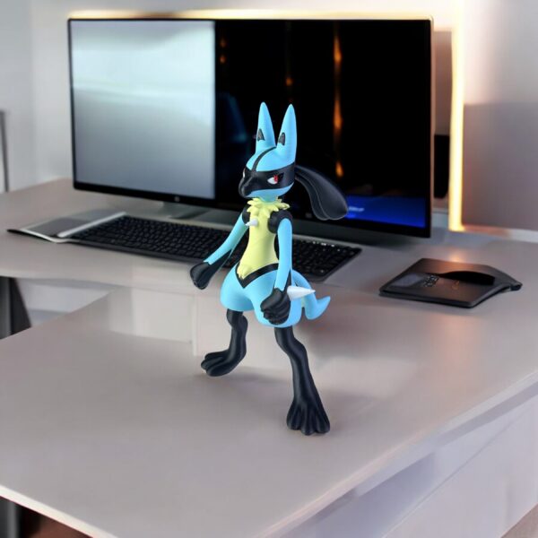 Lucario 3D Printed Model - Pokemon Game Collectible Figurine fan art desk pet