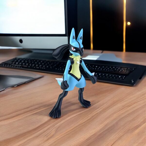 Lucario 3D Printed Model - Pokemon Game Collectible Figurine fan art desk pet