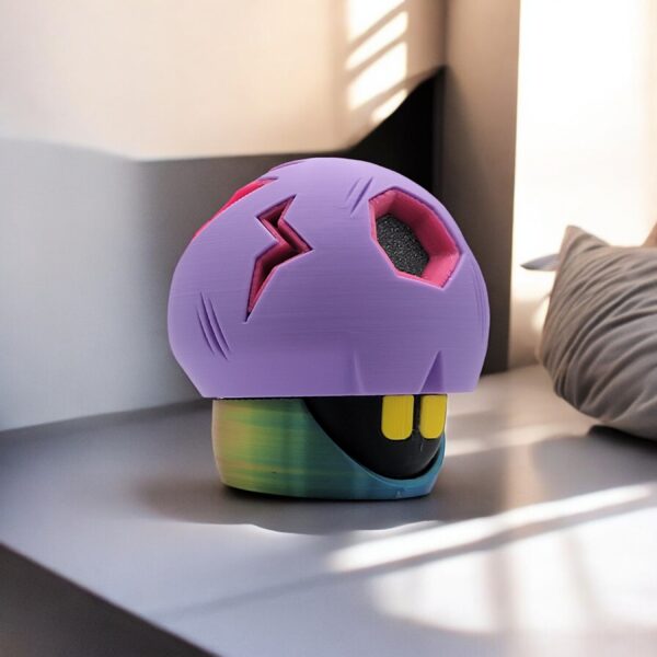 Rotten Mushrooms Container 3D Printed Model - Houseware Game Collectible Figurine fan art desk pet