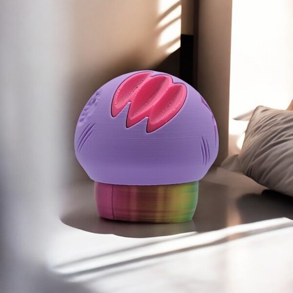 Rotten Mushrooms Container 3D Printed Model - Houseware Game Collectible Figurine fan art desk pet