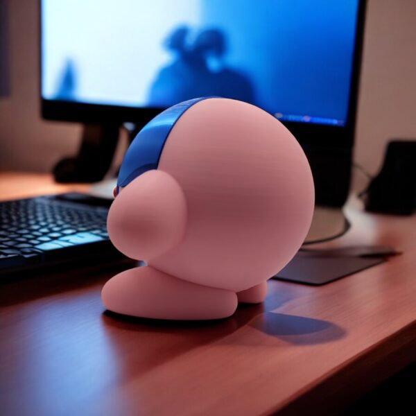 Captain America Kirby 3D Printed Model - Kirby Game Collectible Figurine fan art desk pet