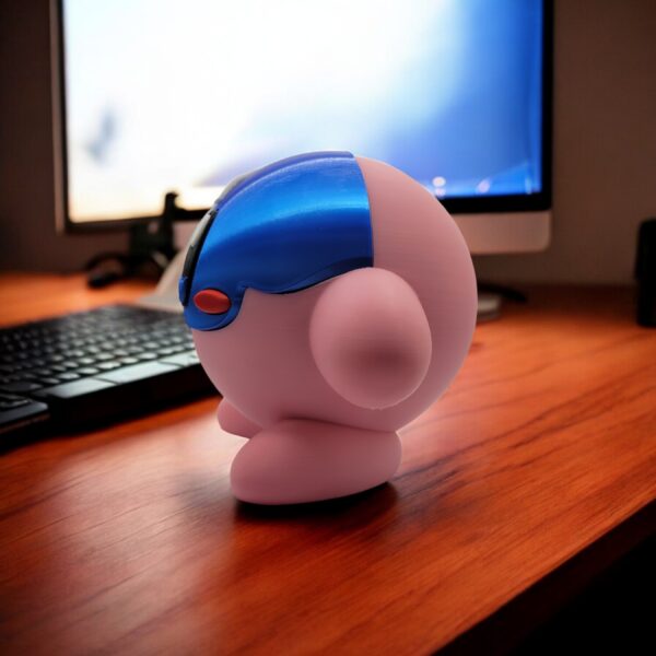 Captain America Kirby 3D Printed Model - Kirby Game Collectible Figurine fan art desk pet