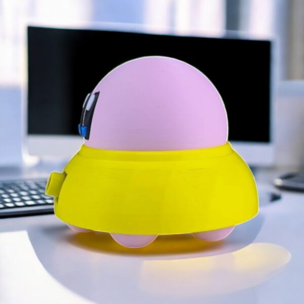 UFO Kirby 3D Printed Model - Kirby Game Collectible Figurine fan art desk pet