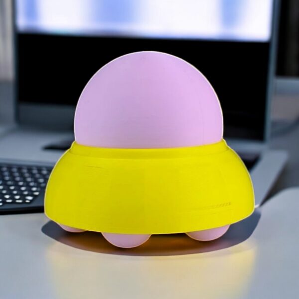 UFO Kirby 3D Printed Model - Kirby Game Collectible Figurine fan art desk pet