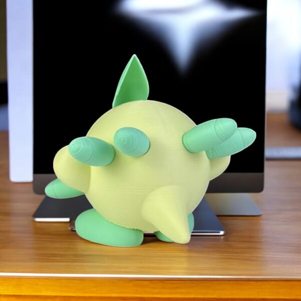 Bayleef Kirby 3D Printed Model - Kirby Game Collectible Figurine fan art desk pet