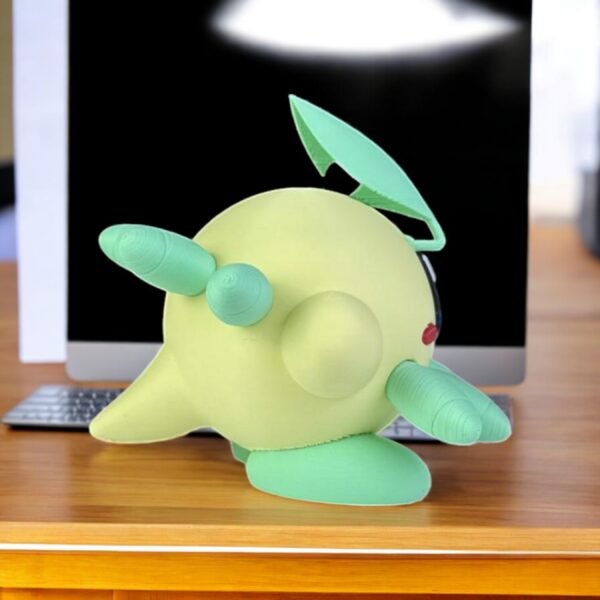 Bayleef Kirby 3D Printed Model - Kirby Game Collectible Figurine fan art desk pet
