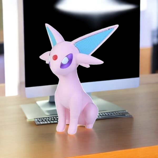 Espeon 3D Printed Model - Pokemon Game Collectible Figurine fan art desk pet