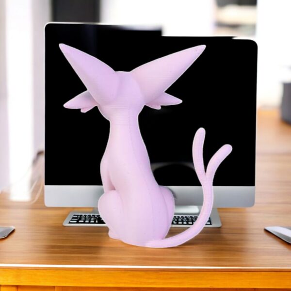 Espeon 3D Printed Model - Pokemon Game Collectible Figurine fan art desk pet