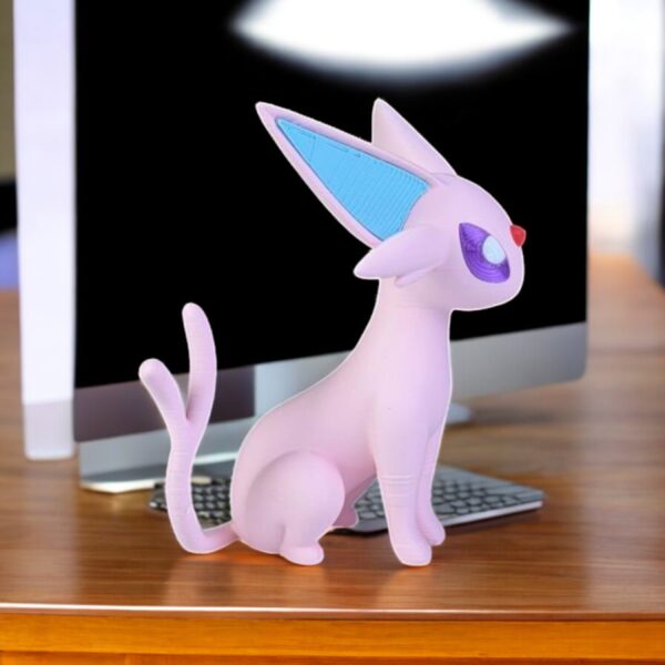 Espeon 3D Printed Model - Pokemon Game Collectible Figurine fan art desk pet