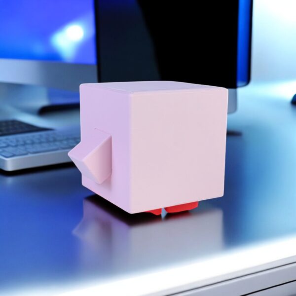 Minecraft Kirby 3D Printed Model - Kirby Game Collectible Figurine fan art desk pet