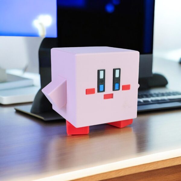 Minecraft Kirby 3D Printed Model - Kirby Game Collectible Figurine fan art desk pet