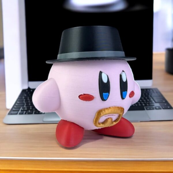 Heisenberg Kirby 3D Printed Model - Kirby Game Collectible Figurine fan art desk pet