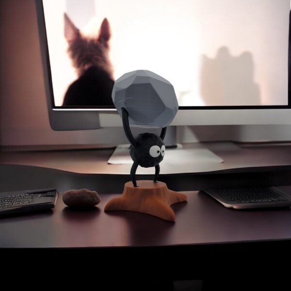 Susuwatari 3D Printed Model - Anime Game Collectible Figurine fan art desk pet