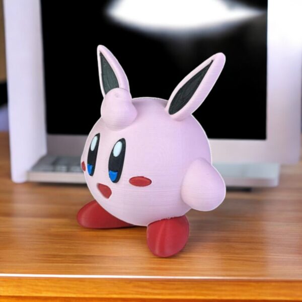 Wigglytuff Kirby 3D Printed Model - Pokemon Game Collectible Figurine fan art desk pet