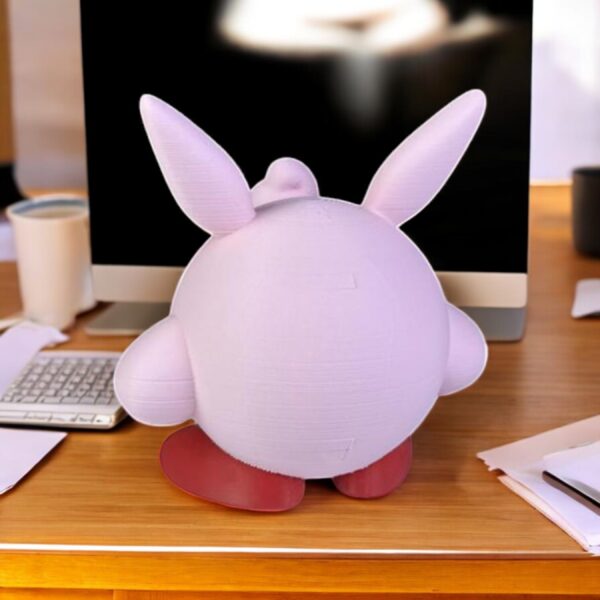 Wigglytuff Kirby 3D Printed Model - Pokemon Game Collectible Figurine fan art desk pet